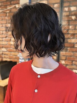 【macana指名】ボブパーマゆるふわパーマミニボブパーマ登戸