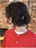 【macana指名】ボブパーマゆるふわパーマミニボブパーマ登戸