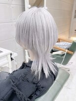 デイズ(days)&nbsp;メンズウルフカット/ホワイトシルバーデザインカラー