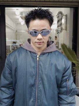 ウェルネス(Wellness) スパイキーショート/テーパーフェード