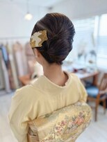 ヘアセット&メイク専門店 カスミ(Kasumi) 上品な夜会巻き
