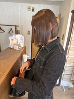 ラニ ヘアーアイラッシュ(lani hair eyelash)&nbsp;ブリーチ無しオリーブベージュ×タッセルボブ