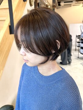 レリコ ニド(Relico-nid) 髪質改善20代30代 似合わせ大人丸みショート 京都/四条烏丸