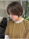 40代の白髪悩み解決◎人気ぼかしショート