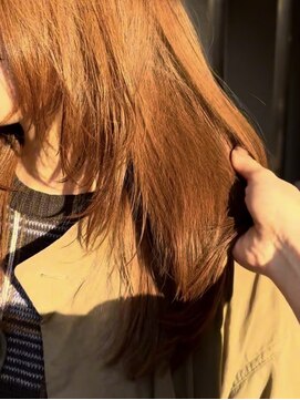 ヒツジ(hitsuji) オレンジ ＋ ブラウン