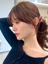 アッシュ 新杉田店(Ash) 新杉田レイヤーカット韓国ダブルカラー顔周り前髪カットボブ