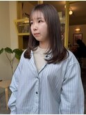 〈浅草 半個室〉サイドレイヤー×オリーブベージュ