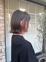 サロン(SALON)&nbsp;ボブイヤリングカラー、ピンク
