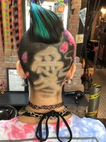 ミミック (mimic) バリカンアート和柄、桜、愛の文字