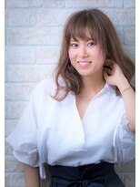 ソア 武蔵小杉(SOAR) 大人かわいい無造作カールとデザインカラー小顔ボブディ