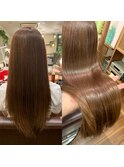 髪質改善ストレート【復元ヘアエステ】