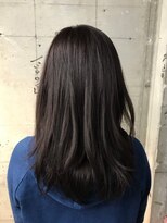 オッソ(OSSO)&nbsp;カーキベージュ_フレンチボブネイビーカラー