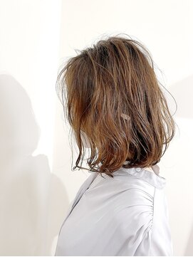 リアン(Lian) 【パーマ】切りっぱなしボブのデジパースタイル