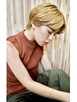 ブゾン(buZon)&nbsp;【buZonブゾン】ショートマッシュ×ブロンドベージュ