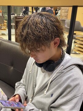 ゼスト 吉祥寺店(ZEST) マッシュウルフ×縦落ちスパイラル　吉祥寺/島田優斗