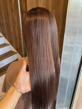 アヴァンス 天王寺店(AVANCE.) ハイライト×ピンク