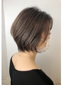 大人可愛い軽めひし形ショート◇ネープタイトに◇