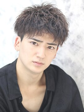 ベーア メロー(Bar mellow) ツイストスパイラルパーマ ショート マッシュ