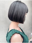 【堀惠洋平】ミニボブタイトボブ暗髪20代30代40代黒髪ぱつっと