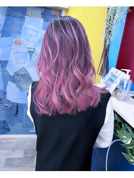 トーク 伊丹本店(TAL'KE) TAL'KE/バレイヤージュ×ピンクラベンダー_1024