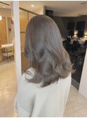 ブリーチなしのオリーブグレージュ/ヨシンモリ