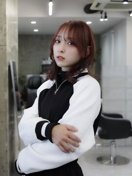 スラップス(SLAPS.) ブリーチなしピンク×ミディアム