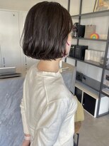 カンナ(CANNA)&nbsp;大人韓国ヘアのスクエアボブ☆深みグレージュで艶と透明感☆