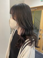 ベルバイヘアスイッチ(by hairswitch)&nbsp;イヤリングカラー×バイオレットダブルカラーロングレイヤー