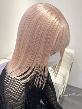 ベレーザ 渋谷(BELEZA) 3977グレーベージュ艶髪ミルクティーアッシュハイトーンカラー