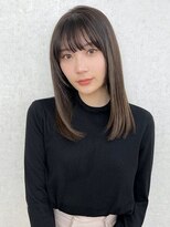 リベラ(LIBERA) TARO★斜めバンググレージュカラーシルキーベージュ小顔カット