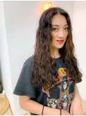 ロングにはハードパーマ◎