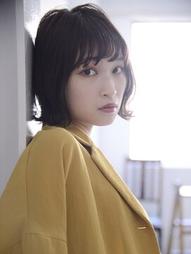 ロアー 葛西店(RAWR hair) 【RAWR】ボブヘアミディアム_外ハネスタイル