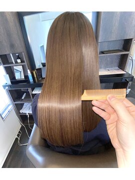 アールサロンプラスキャスパ 自由が丘(Rrsalon+CASPA) 【髪質改善】R.HASエクソソーム水素トリートメント×艶カラー