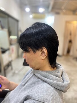 ソイクフ 四条大宮店(SOY-KUFU) 【soy-kufu】MEN'S HAIRアッシュブラックウルフ