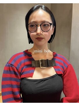 ニコ トウキョウ 渋谷(nico TOKYO) 切りっぱなし/ミニボブ/切りっぱなしボブ/酸性ストレート