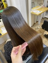 イオエ(ioe)&nbsp;前髪/アンブレラカラー/こなれミディ/イメチェン/ウェーブパーマ