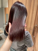 ガリカ 博多(Gallica)&nbsp;【長まなみ】暖色カラーブリーチなし艶髪レッドブラウン