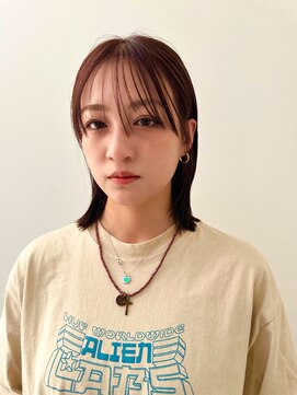 モノクロ(MONOCHRO) ミディアム/ボブ/大人/可愛い/20代/30代/長崎/ダブルカラー