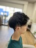 【ツイスト、スパイラルパーマ等】メンズカット＋特殊パーマ ￥14,300
