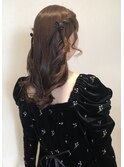 ハーフツイン　ヘアアレンジ