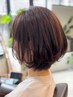 小顔カット+リタッチカラー+トリートメント 《+ヘアケアギフト付》 ￥14,850
