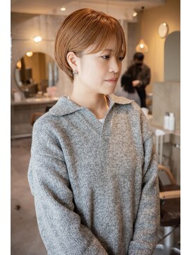 キールーム 伊丹西台店(Kir'oom) instagram［@hir0kika9awa］2024 a/w スタイル　ショートヘア