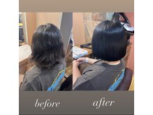 ＜施術例　２　＞実質改善ストレート