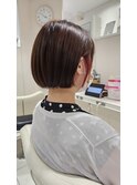 ◆ボブ・ミニボブ/インナーカラー/イヤリングカラー/ボルドー