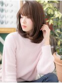 斜めバング小顔ワンカールヘルシースタイルc6戸頭20代30代40代