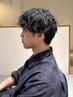 メンズカット＋ダウンパーマ［蟹江］