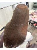 ブリーチなし◆艶髪トーンアップ　ミルキーベージュ