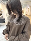 【HAIR One木下大地】インナーカラー☆ホワイトシルバー