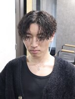 アンサー 渋谷(ANSWER)&nbsp;渋谷強めツイストスパイラルパーマツイストパーマセンターパート