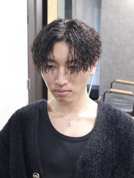 アンサー 渋谷(ANSWER) 渋谷強めツイストスパイラルパーマツイストパーマセンターパート